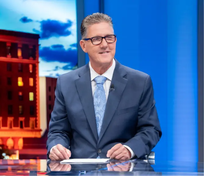Sean Mason in TV Studio